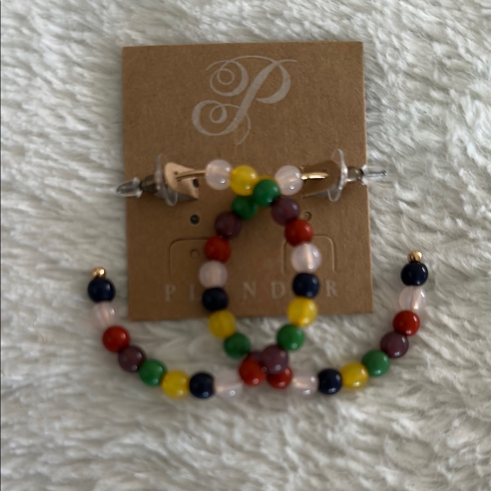 Plunder Colorful Beaded Earrings